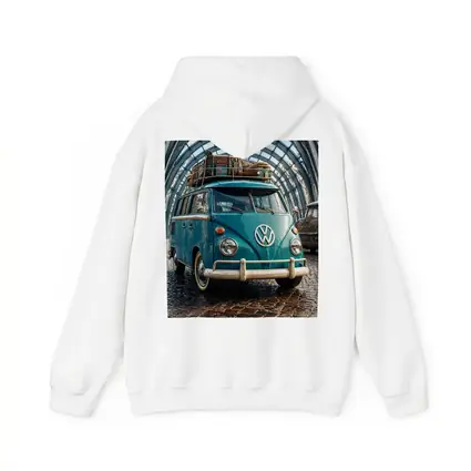 Volkswagen Beetle Bus Teal Glass Tunnel
