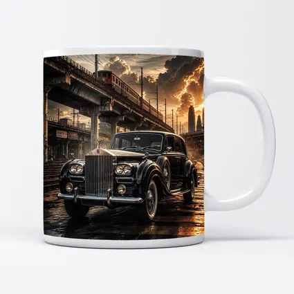 Rolls Royce Ghost Classic Black Industrial Sunset