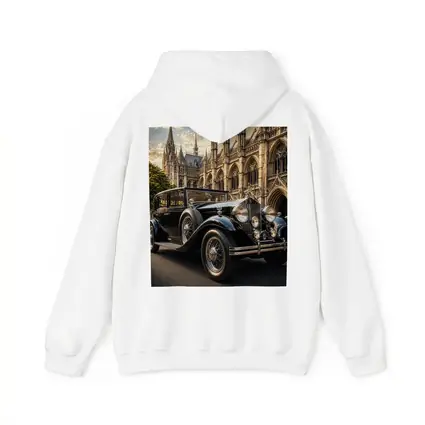 Vintage Rolls Royce Black Classic Gothic Cathedral