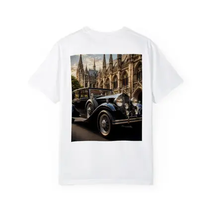 Vintage Rolls Royce Black Classic Gothic Cathedral