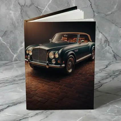 Classic Bentley Convertible Dark Studio Background