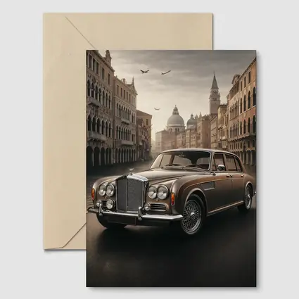 Vintage Bentley Flying Spur Venice Street