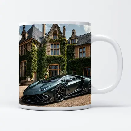 Lamborghini Sian Dark Green Manor Estate