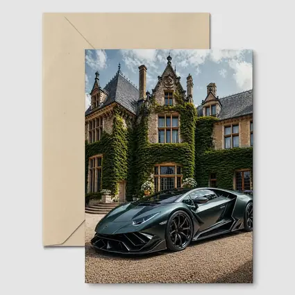 Lamborghini Sian Dark Green Manor Estate