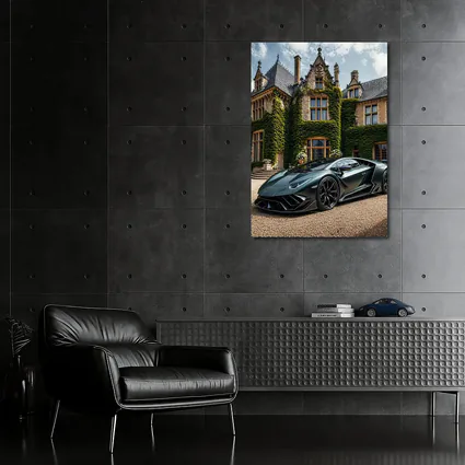 Lamborghini Sian Dark Green Manor Estate