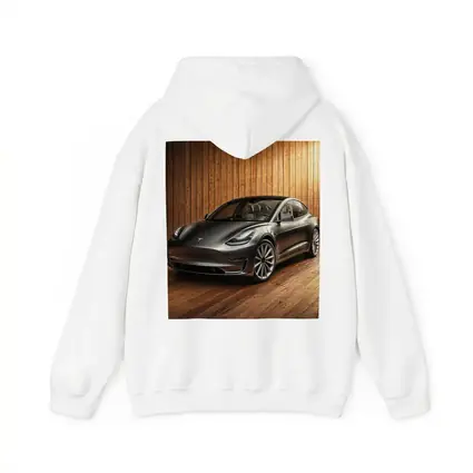 Tesla Model 3 Dark Gray Wooden Studio