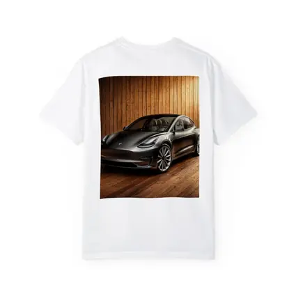 Tesla Model 3 Dark Gray Wooden Studio