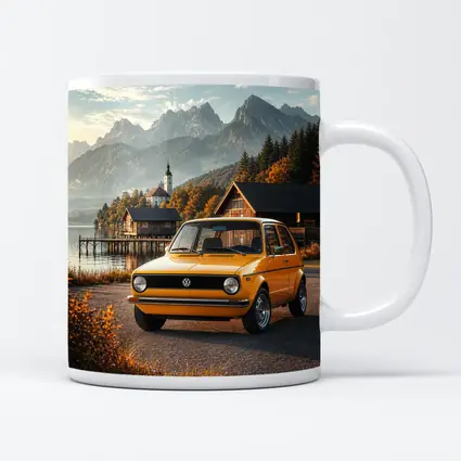 Volkswagen Golf MK1 Alpine Lake Setting