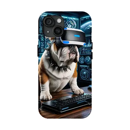 English Bulldog Gaming VR Headset Tech Setup