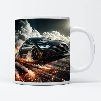 Volkswagen Arteon Drift Smoke Fire Action