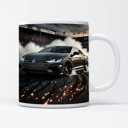 Volkswagen Arteon Drift Racing Track Smoke