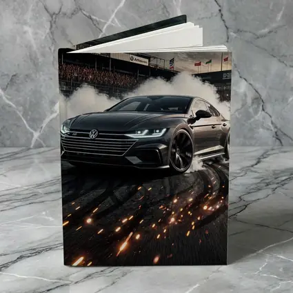 Volkswagen Arteon Drift Racing Track Smoke