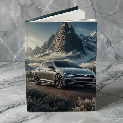 Volkswagen Arteon Silver Sedan Mountain Backdrop