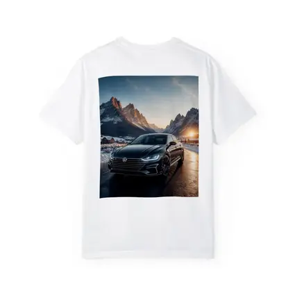 Volkswagen Arteon Winter Mountain Sunset Road