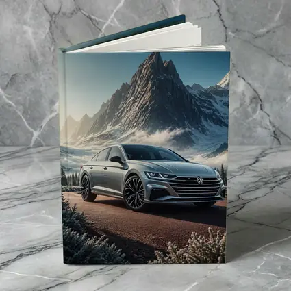 Volkswagen Arteon Silver Car Snowy Mountain