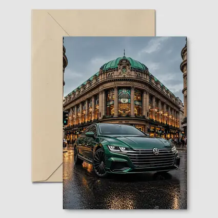 Volkswagen Arteon Green Car London Street