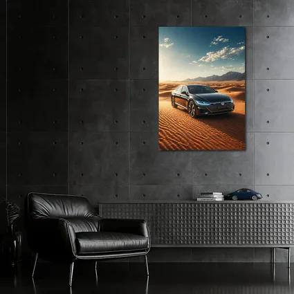 Volkswagen Arteon Sedan Desert Landscape Sunlight