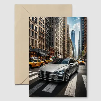 Volkswagen Arteon Silver Car New York City