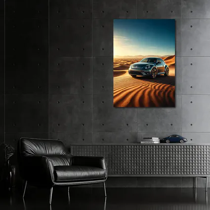 Volkswagen Beetle Desert Dunes Sunset Drive