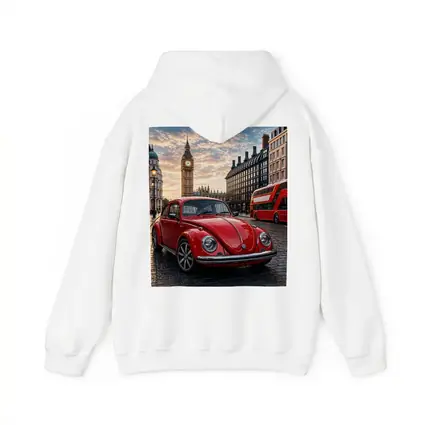 Volkswagen Beetle Red London Big Ben Street