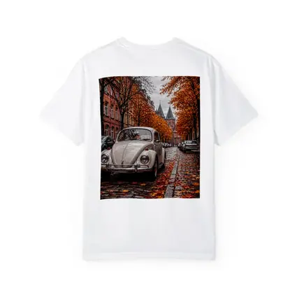Volkswagen Beetle Classic Cobblestone Autumn Street