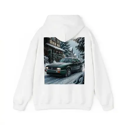 Volkswagen Corrado Green Car Winter Scene