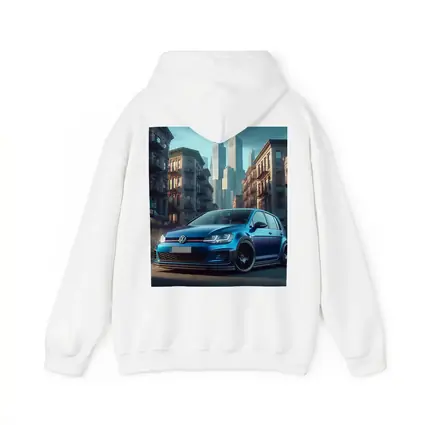 Volkswagen Golf GTI Blue City Street