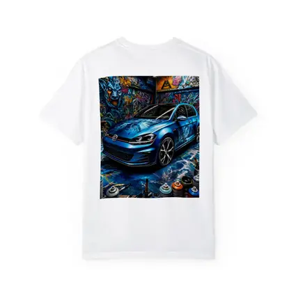 Volkswagen Golf GTI Blue Graffiti Garage