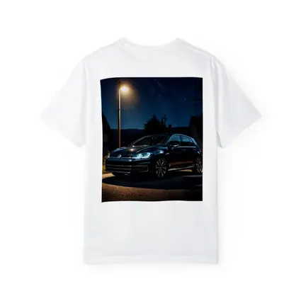 Volkswagen Golf Parked Under Night Sky