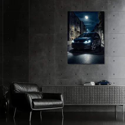 Volkswagen Golf GTI Dark City Night Street