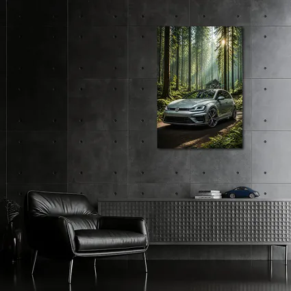 Volkswagen Golf R Forest Sunlight Setting