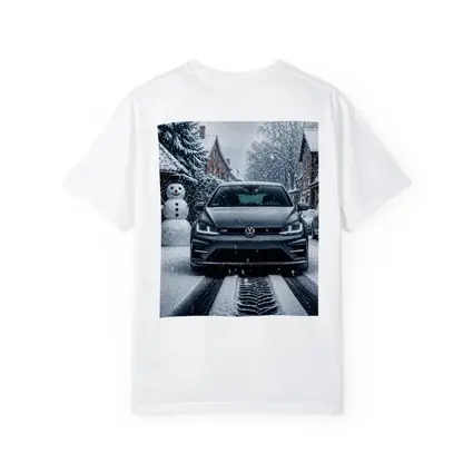 Volkswagen Golf R Driving Through Winter Snow