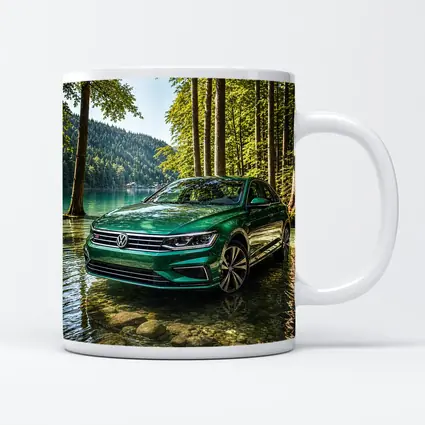 Volkswagen Passat Green by Forest Lake