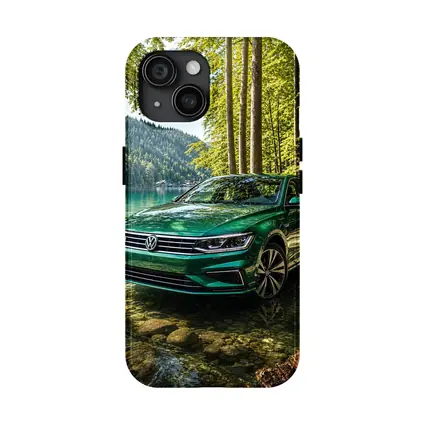 Volkswagen Passat Green by Forest Lake
