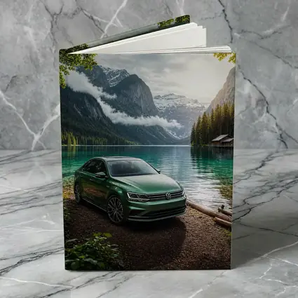 Volkswagen Jetta Green Sedan Alpine Lake
