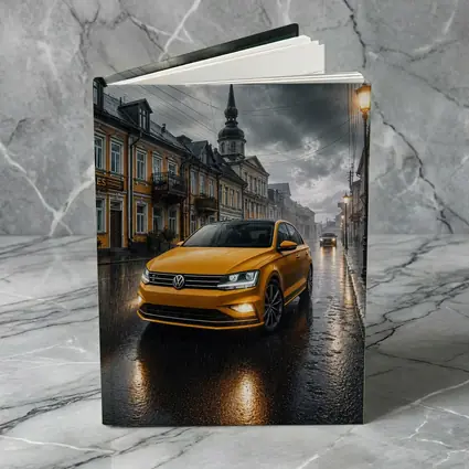 Volkswagen Jetta GLI Rainy City Street