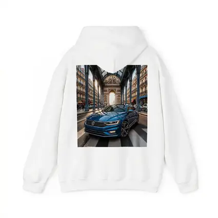 Volkswagen Passat Blue Car Paris Street