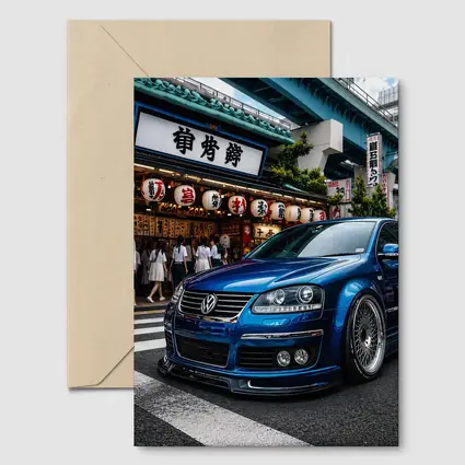 Volkswagen Passat Blue Streets of Tokyo