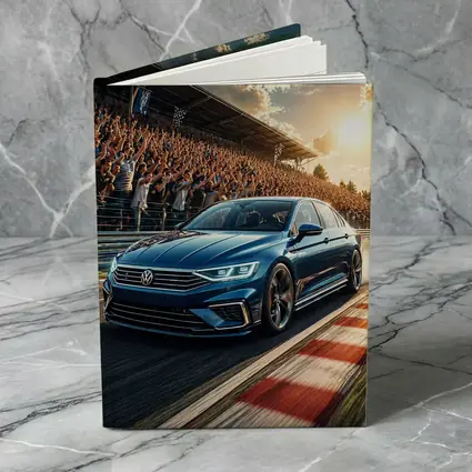 Volkswagen Passat Racing Circuit Cheering Crowd