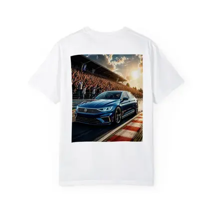 Volkswagen Passat Racing Circuit Cheering Crowd