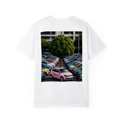 Volkswagen Polo Cars Colorful Urban Parking Lot