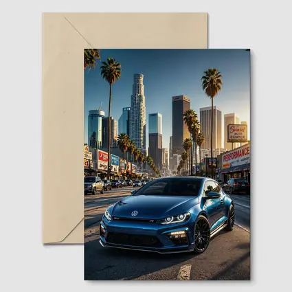 Volkswagen Scirocco R Los Angeles City Street