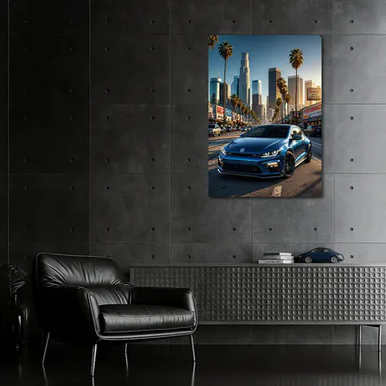 Volkswagen Scirocco R Los Angeles City Street