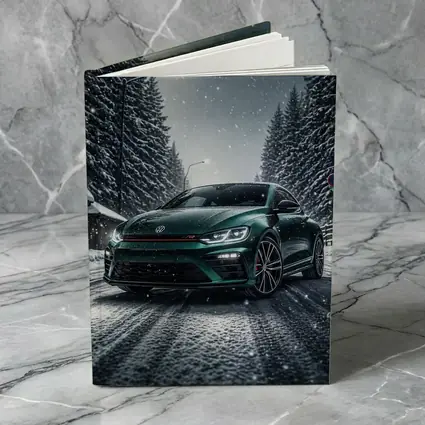 Volkswagen Scirocco R Dark Green Snow Night
