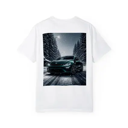 Volkswagen Scirocco R Dark Green Snow Night
