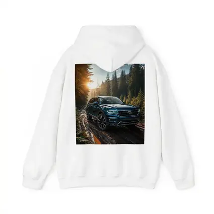 Volkswagen Touareg SUV Forest Trail Sunset