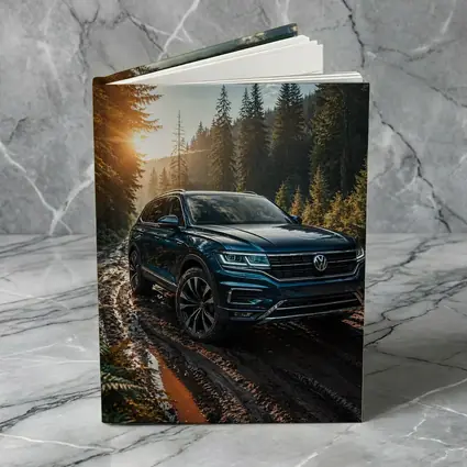 Volkswagen Touareg SUV Forest Trail Sunset