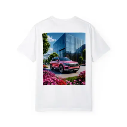 Volkswagen Touareg Pink SUV Modern Building