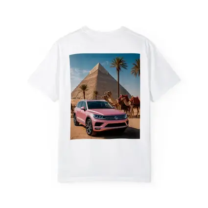 Volkswagen Touareg Pink SUV Egypt Pyramids
