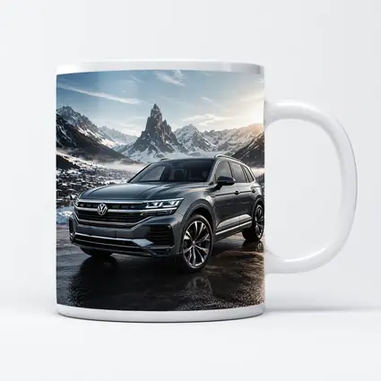 Volkswagen Touareg R Line Winter Mountains